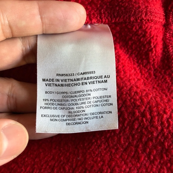 Nike Washington Nationals Baseball Red Hoodie Sweater Top Shirt Men women unisex - Picture 8 of 11